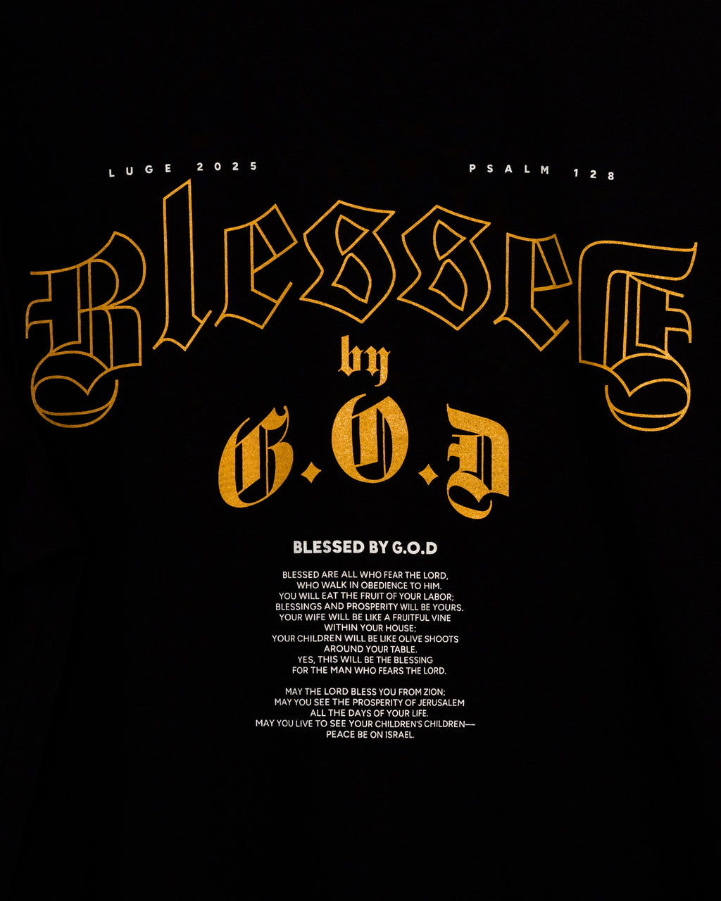 Blessed by G.O.D | Oversized T-shirt