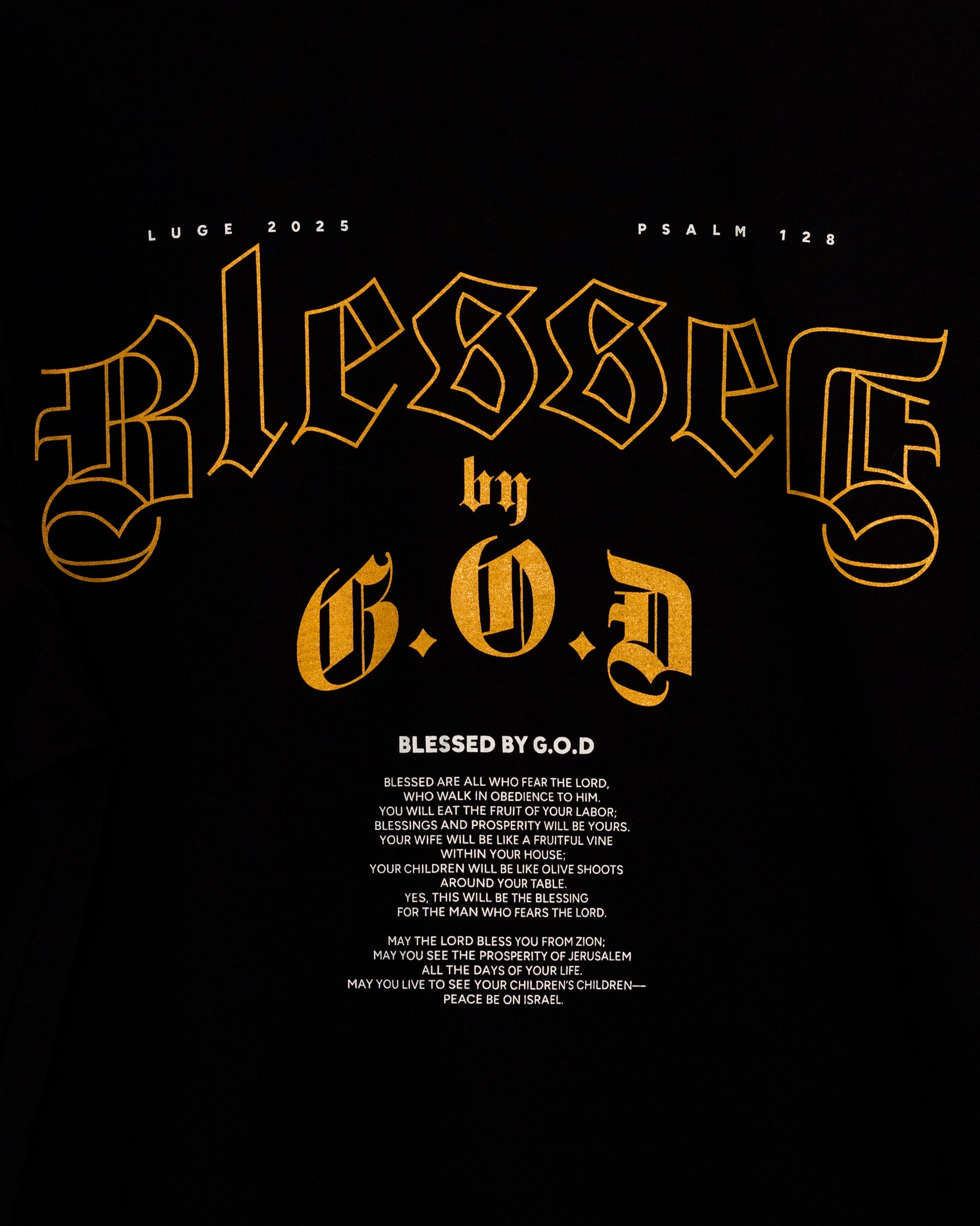 Blessed by G.O.D | Oversized T-shirt