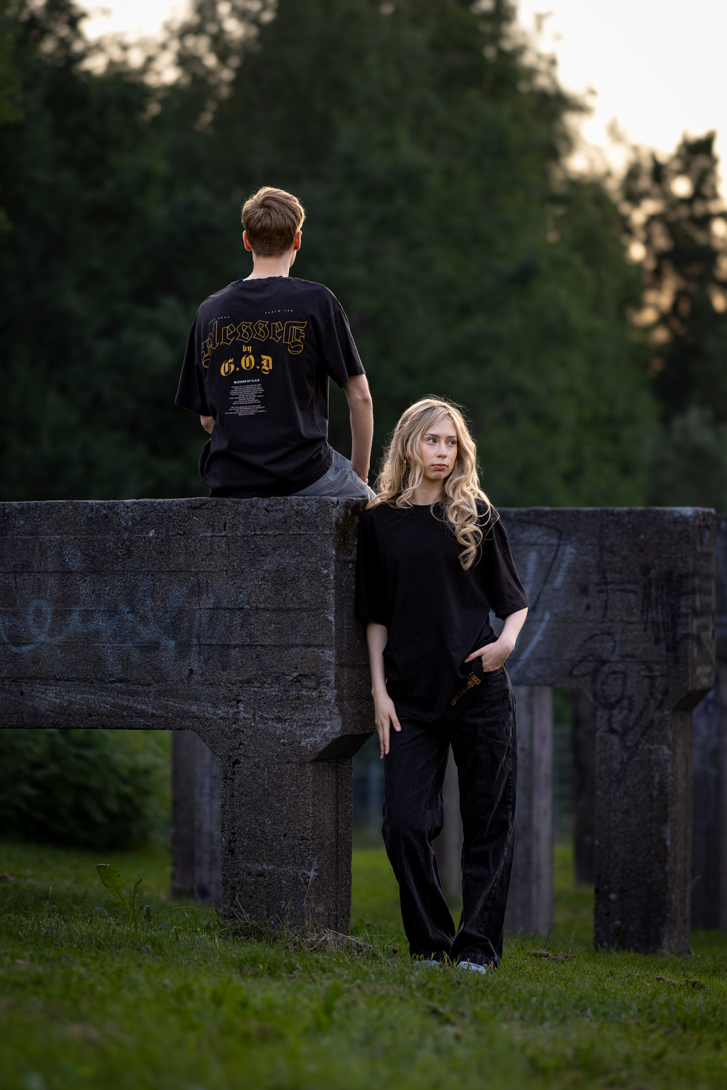 Blessed by G.O.D | Oversized T-shirt