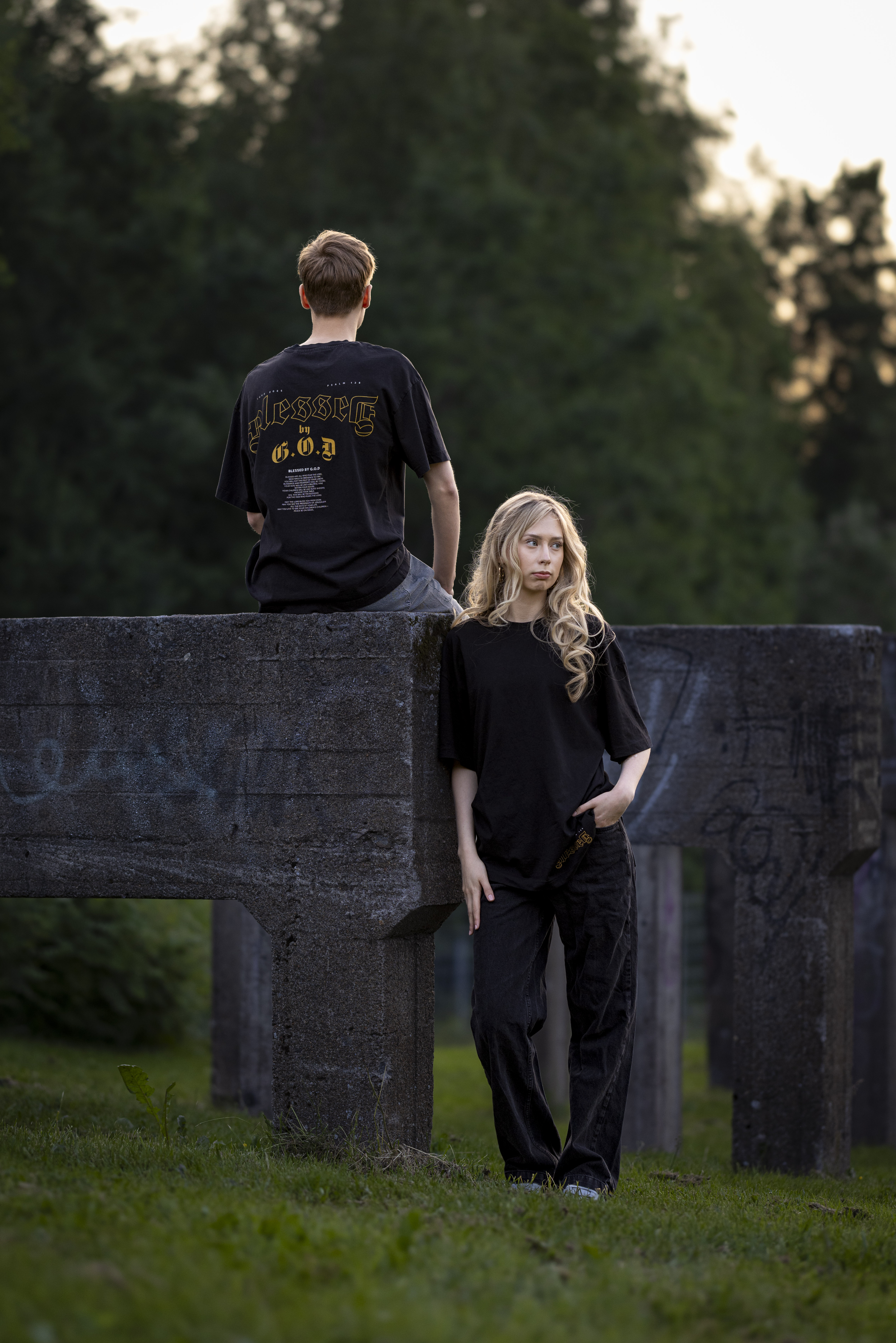 Blessed by G.O.D | Oversized T-shirt
